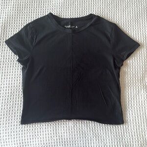 Abercrombie & Fitch Black Soft Tee Size Medium
